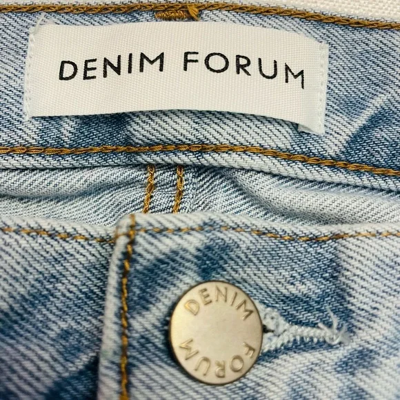 DENIM FORUM THE 90S DANNY HI-RISE BAGGY JEANS SIZE 25 - Picture 4 of 10